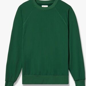 Feat Unisex Hunter Green Roam  Crewneck Sweatshirt Size XS